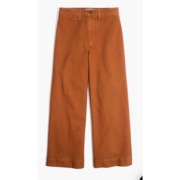 NWOT Madewell Emmett Wide-Leg Crop Pants, Sz 25, $90 B34 - Picture 4 of 10